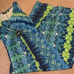 NWOT Lennie for Nina Leonard maxi‎ dress